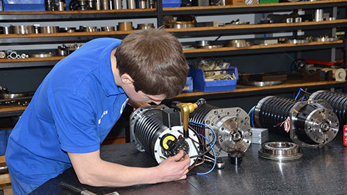 Cytec motor spindle & milling head repair