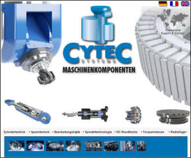 Cytec 5-axis CNC Machining Equipment - Locking Cylinders - Clamping Systems