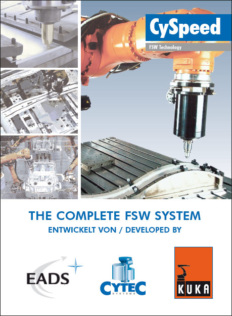 Cytec CYSPEED electrospindle for welding by friction stir 