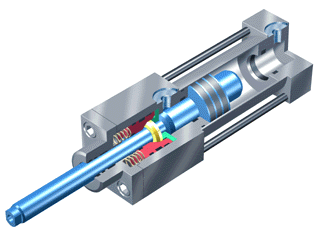 CyTec clamping technology CyLock Hydraulic/Pneumatic cylinder with positive locking