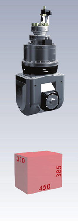 Machine Outils têtes de fraisage de fraisage Cytec S8