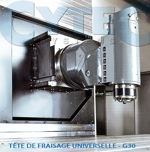 Tête de fraisage numérique universelle G30